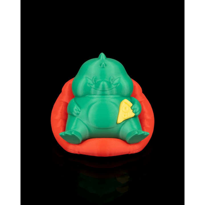 Dino Chubby – Le Dinosaure Gourmand Sur Son Canapé 🦕🧀
