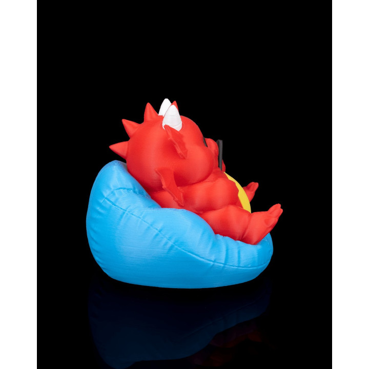 Dragon Chubby Paresseux – Figurine Décorative Multicolore