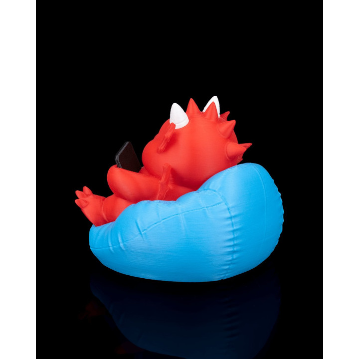 Dragon Chubby Paresseux – Figurine Décorative Multicolore