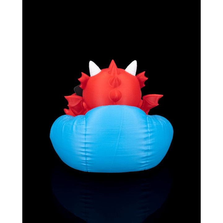 Dragon Chubby Paresseux – Figurine Décorative Multicolore