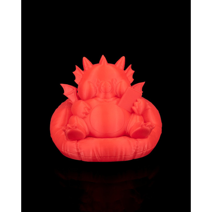 Dragon Chubby Paresseux – Figurine Décorative Multicolore