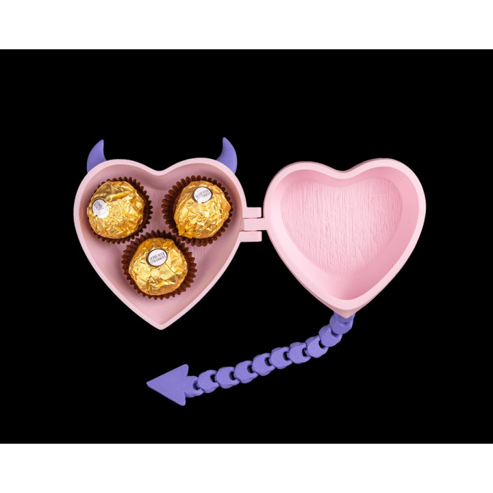 Boîte Cœur Diablesse – Contenant Original Saint-Valentin
