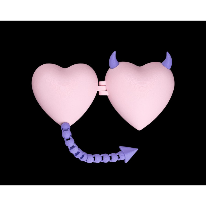 Boîte Cœur Diablesse – Contenant Original Saint-Valentin