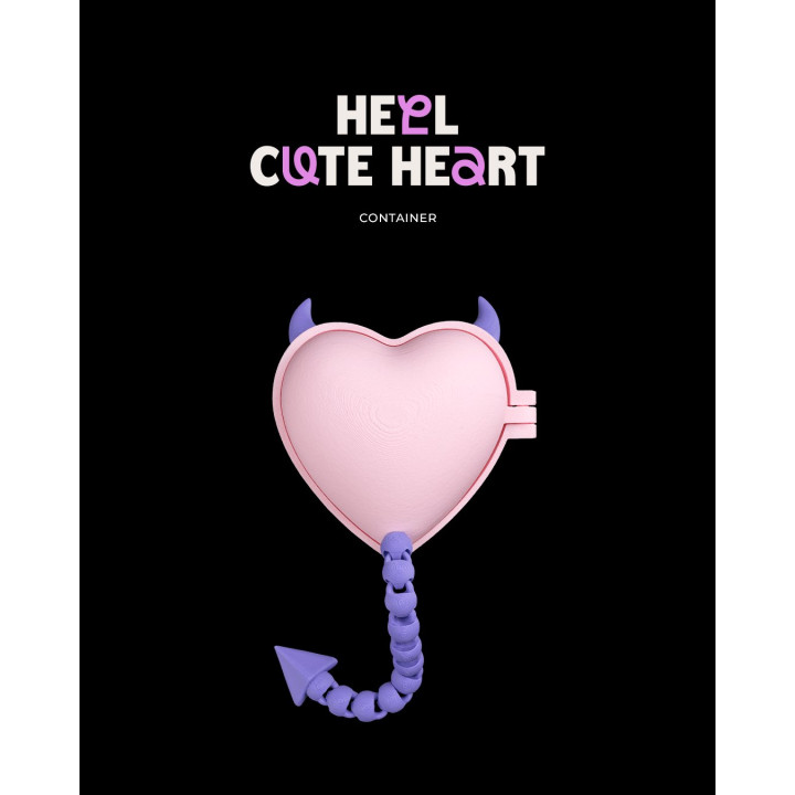 Boîte Cœur Diablesse – Contenant Original Saint-Valentin