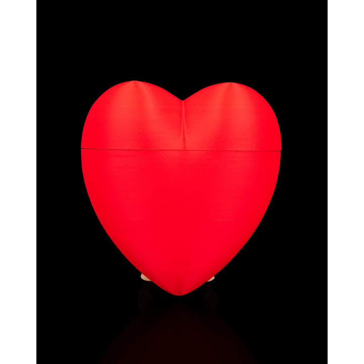 Ours Porte-Cœur – Boîte Surprise Coeur Rouge Avec Ourson