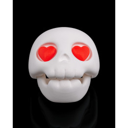 Skull Crush – Contenant Crâne Romantique Aux Yeux Cœur