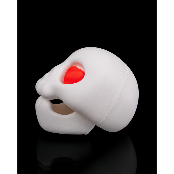 Skull Crush – Contenant Crâne Romantique Aux Yeux Cœur