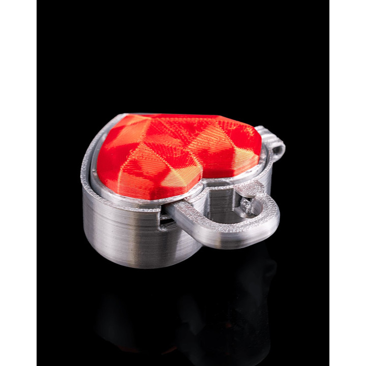 Coffret Cadenas Cœur – Boîte Secrète À Clapet Pour Bijoux & Petits Trésors