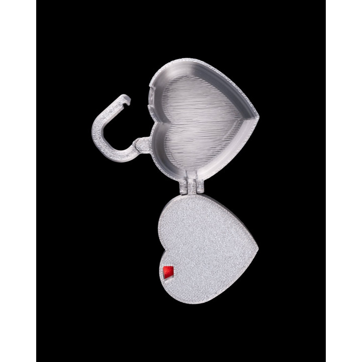Coffret Cadenas Cœur – Boîte Secrète À Clapet Pour Bijoux & Petits Trésors