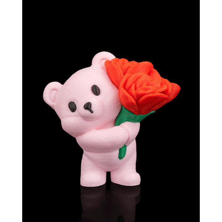 Bloom Bear – Ourson Bouquet De Roses | Figurine & Porte-Clés