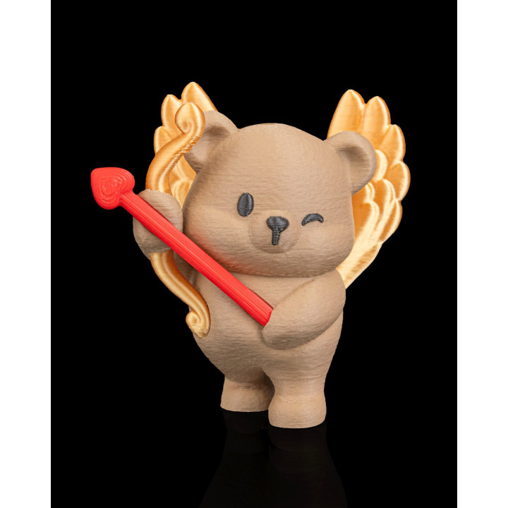 Cupid Cub – Ourson Cupidon Avec Flèche D'Amour & Alphabet Porte-Clés