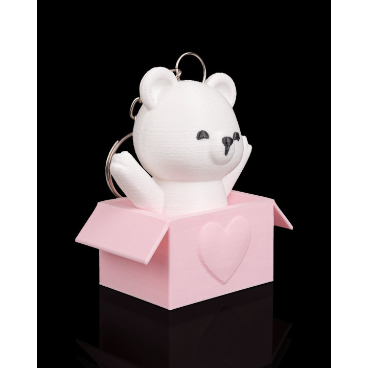Peek-A-Bear – Ours Surprise Dans Sa Boîte & Alphabet Porte-Clés