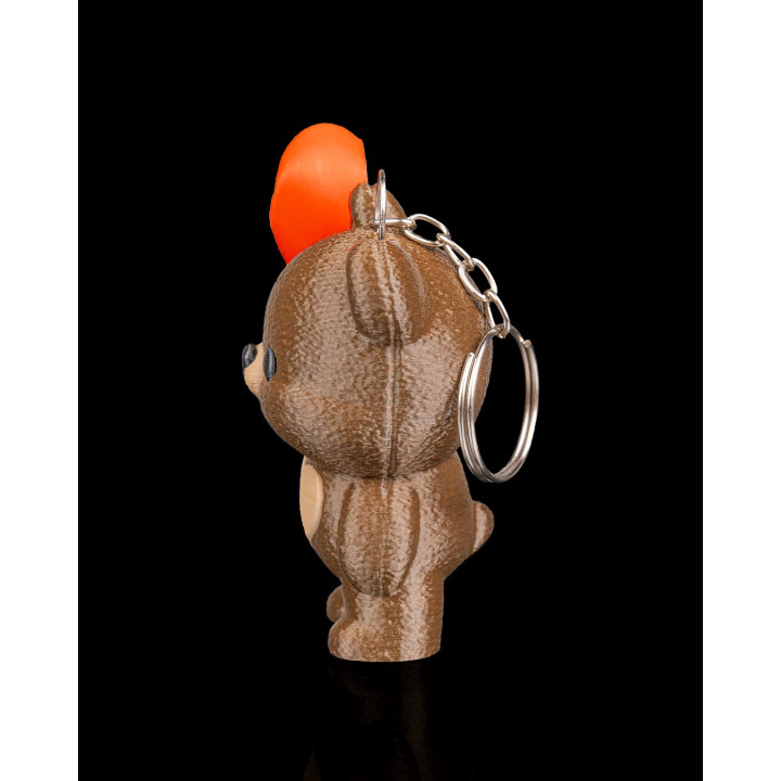 Ours Câlin Ballon Cœur – Figurine & Porte-Clés "Heart Up Bear"