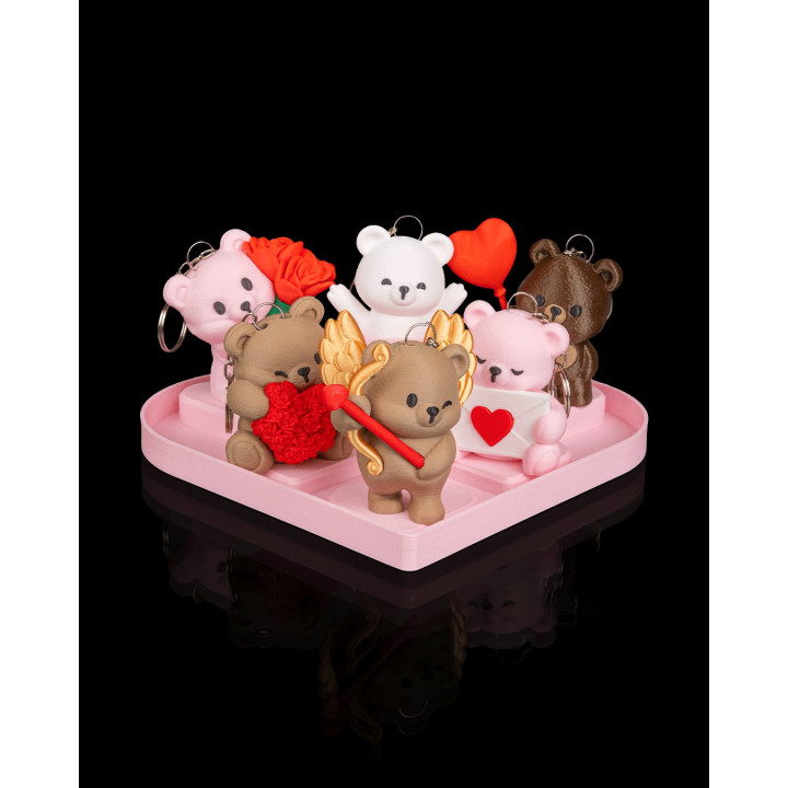 Présentoir Cœur – Support Figurines & Charms En Forme De Cœur