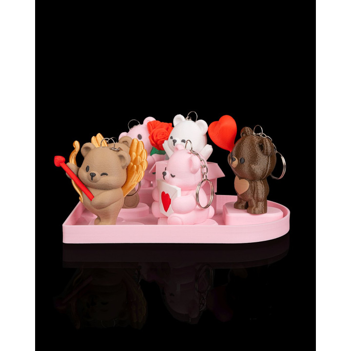 Présentoir Cœur – Support Figurines & Charms En Forme De Cœur