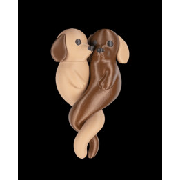 Paw Partners – Pendentifs Chiens Duo À Aimant