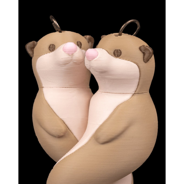 Pendentifs Loutres Aimantés "Otter Half" – Le Duo Inséparable