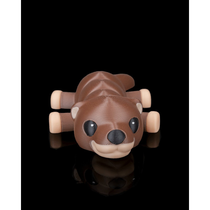 Loutre Cozy Articulée – Figurine Décorative & Porte-Clés