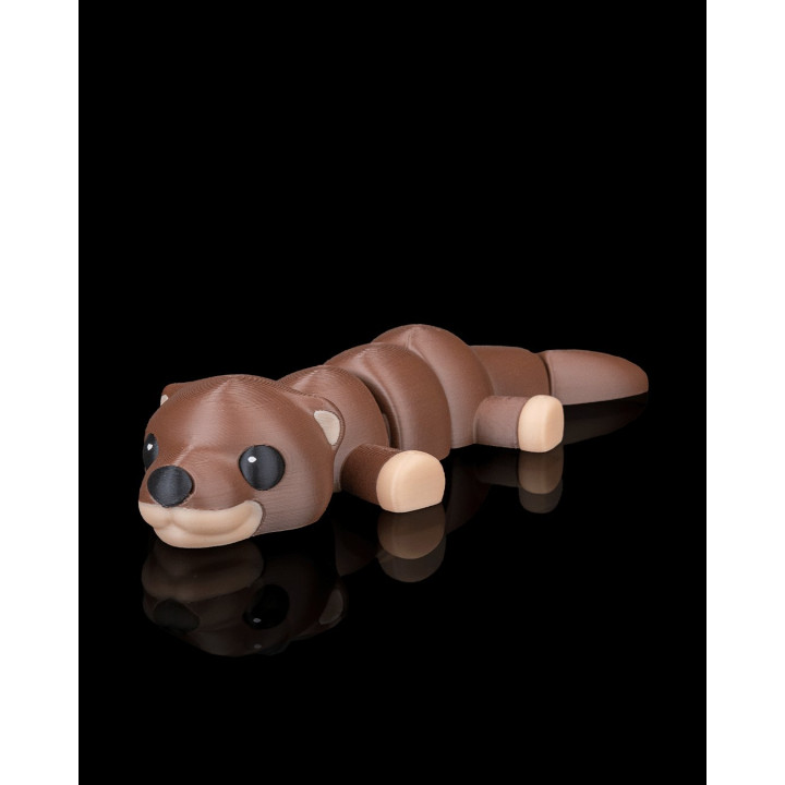 Loutre Cozy Articulée – Figurine Décorative & Porte-Clés