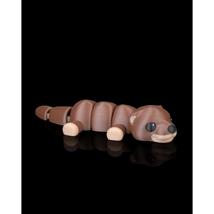 Loutre Cozy Articulée – Figurine Décorative & Porte-Clés