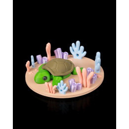 Tortue Zen – Figurine Décorative Avec Décor Corallien