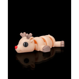 Renne Épuisé Articulé – Figurine De Noël Rigolote À Poser Ou Accrocher