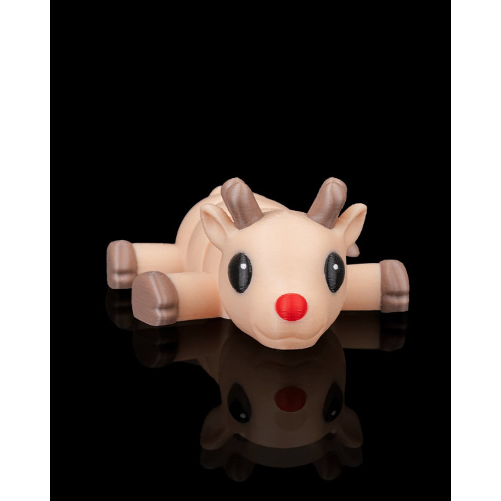 Renne Épuisé Articulé – Figurine De Noël Rigolote À Poser Ou Accrocher