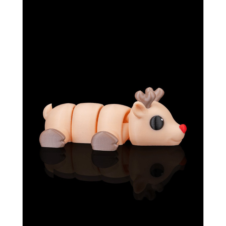 Renne Épuisé Articulé – Figurine De Noël Rigolote À Poser Ou Accrocher