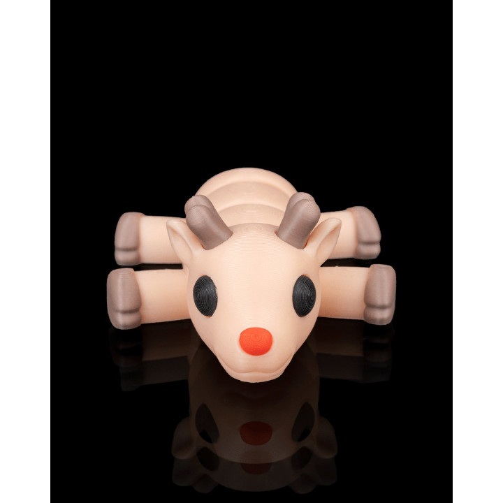 Renne Épuisé Articulé – Figurine De Noël Rigolote À Poser Ou Accrocher