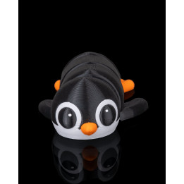 Pingouin Chill Articulé – Figurine & Porte-Clés Trop Mignon