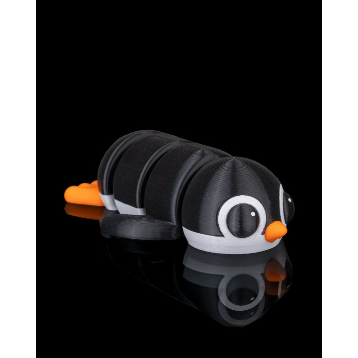 Pingouin Chill Articulé – Figurine & Porte-Clés Trop Mignon