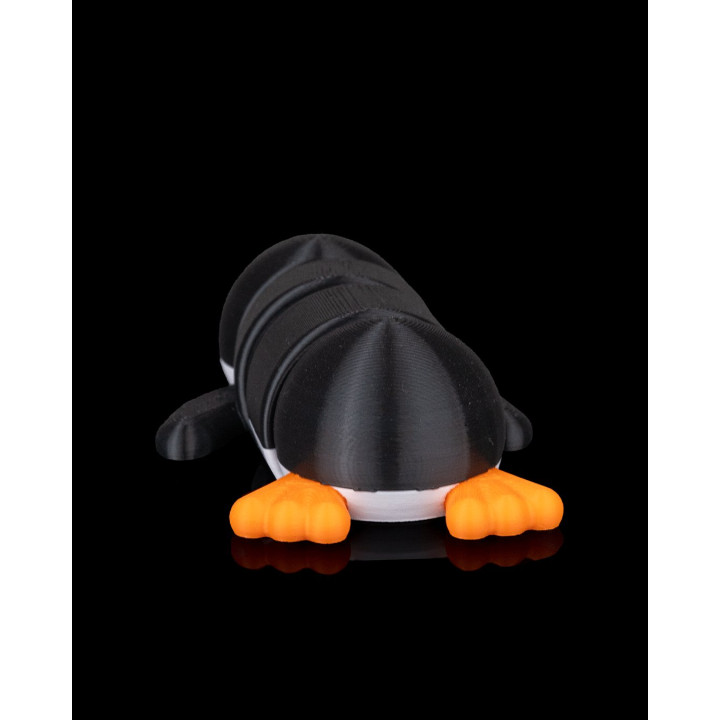 Pingouin Chill Articulé – Figurine & Porte-Clés Trop Mignon