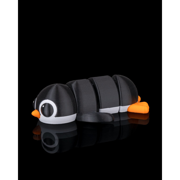 Pingouin Chill Articulé – Figurine & Porte-Clés Trop Mignon