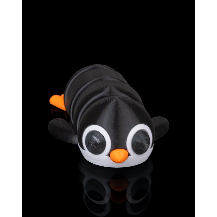 Pingouin Chill Articulé – Figurine & Porte-Clés Trop Mignon