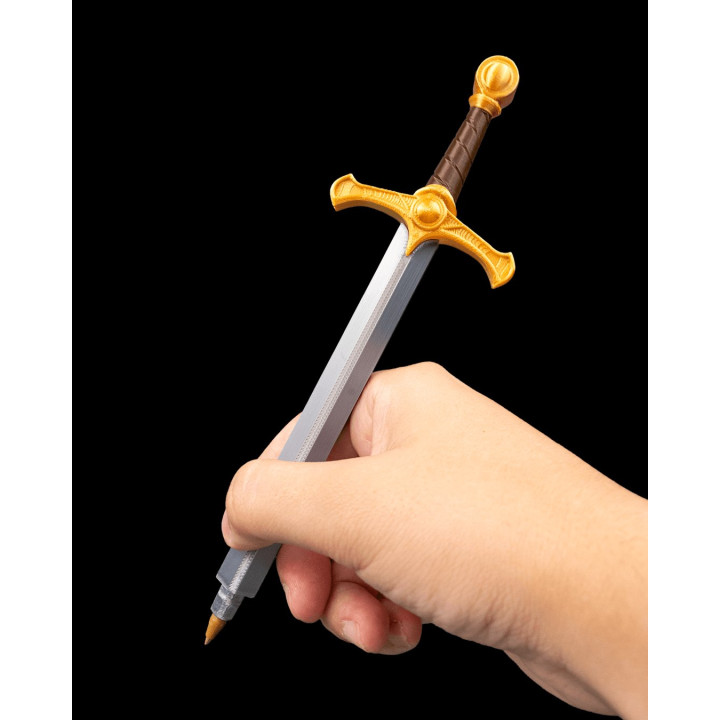 Deskalibur – Porte-Stylo & Post-It Épée Dans La Pierre