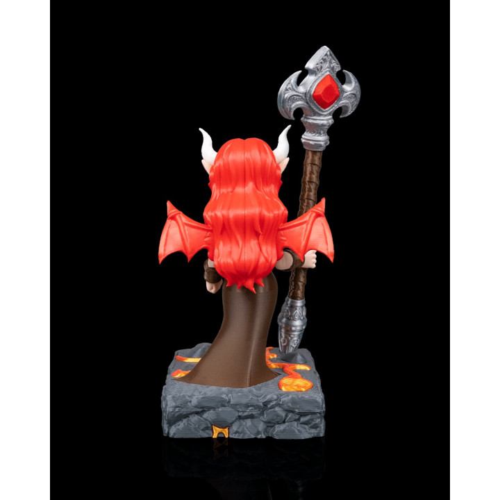 Desk Temptation – Organisateur De Bureau Démon Fantasy | Porte-Stylo & Post-It