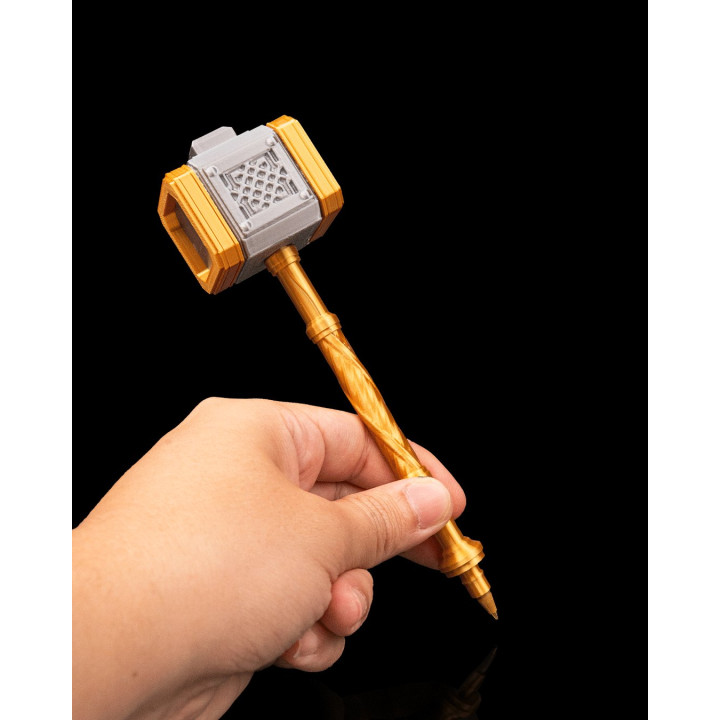 Guerrier Nain Viking – Porte-Stylo & Porte-Post-It Décoratif