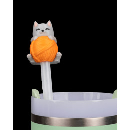Déco Paille Chat + Charm Gri-Gri Félin – Pawsitively Hydrated