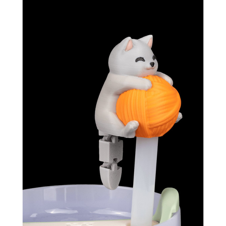 Déco Paille Chat + Charm Gri-Gri Félin – Pawsitively Hydrated