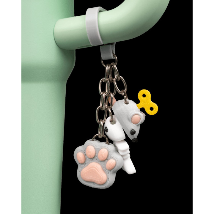 Déco Paille Chat + Charm Gri-Gri Félin – Pawsitively Hydrated