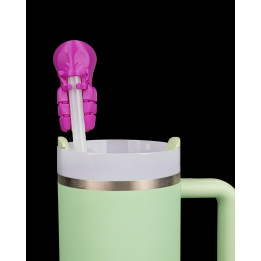 Deep Sips – Topper De Paille Pieuvre & Charms Marins