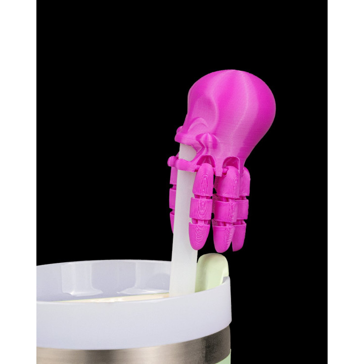 Deep Sips – Topper De Paille Pieuvre & Charms Marins