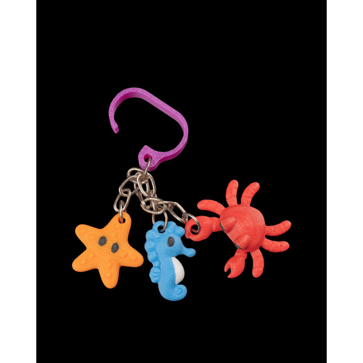 Deep Sips – Topper De Paille Pieuvre & Charms Marins