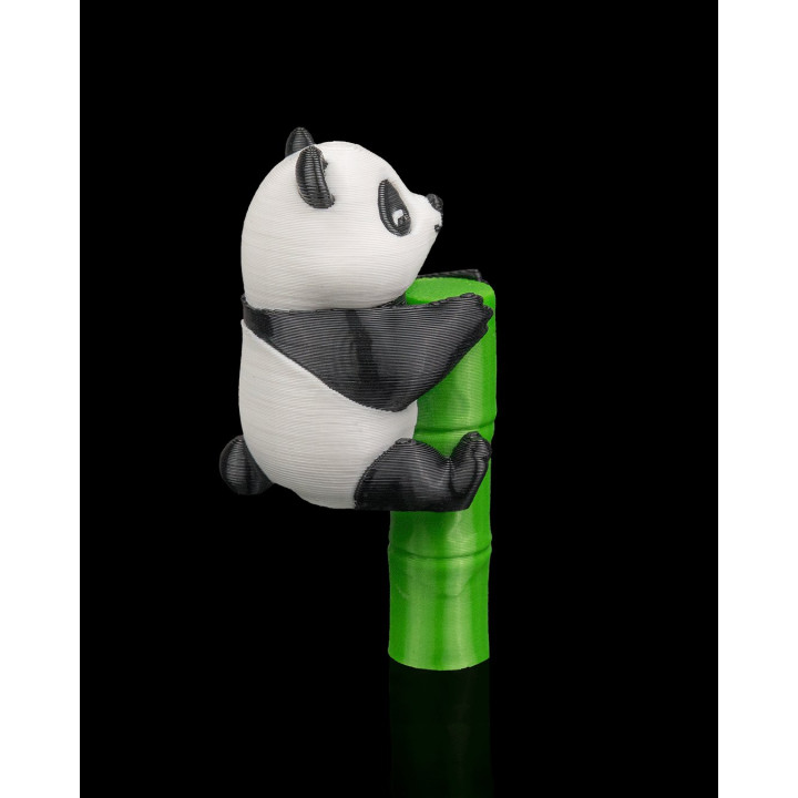 Embout De Paille Panda & Charm Bambou – Déco Gourde Kawaii