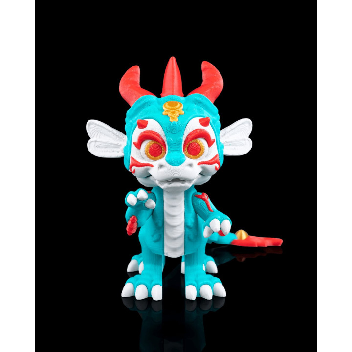 Prosper Peeper – Dragon Fantastique Multicolore Figurine Décorative
