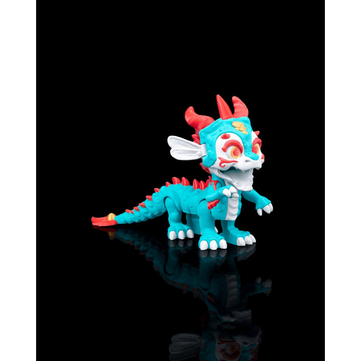 Prosper Peeper – Dragon Fantastique Multicolore Figurine Décorative
