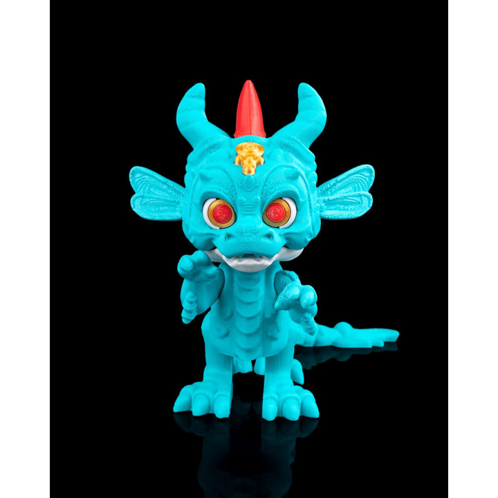 Prosper Peeper – Dragon Fantastique Multicolore Figurine Décorative