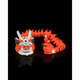 Dragon Céleste Articulé – Figurine Serpent Mythique Flexible