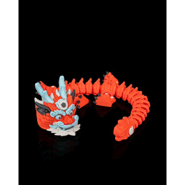 Dragon Céleste Articulé – Figurine Serpent Mythique Flexible