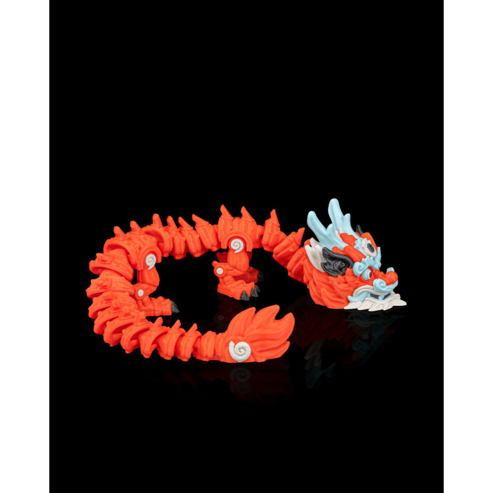 Dragon Céleste Articulé – Figurine Serpent Mythique Flexible